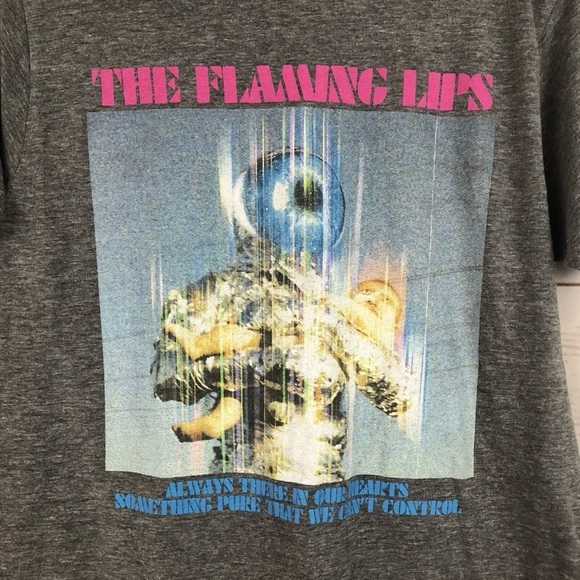 Rare Flaming Lips Always There In Our Hearts Tour Tee T-shirt Paris - Picture 4 of 5
